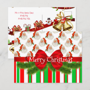 Merry Christmas Postcards North Pole 