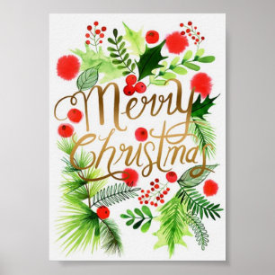 merry christmas poster