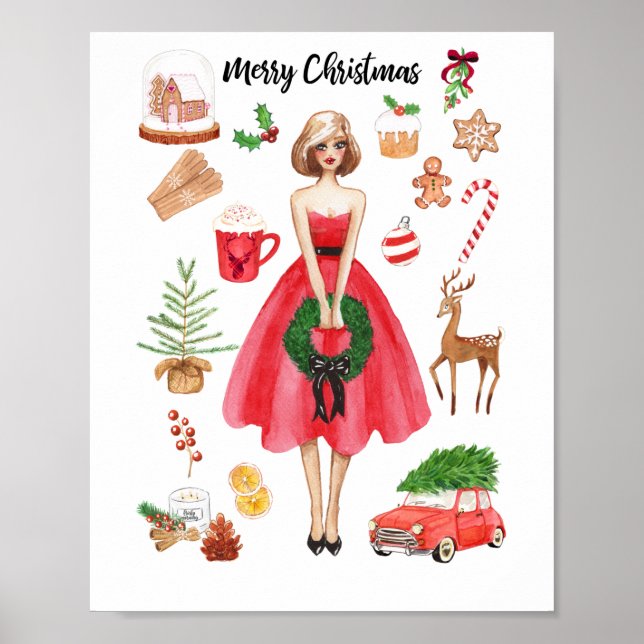 Merry Christmas Poster (Front)