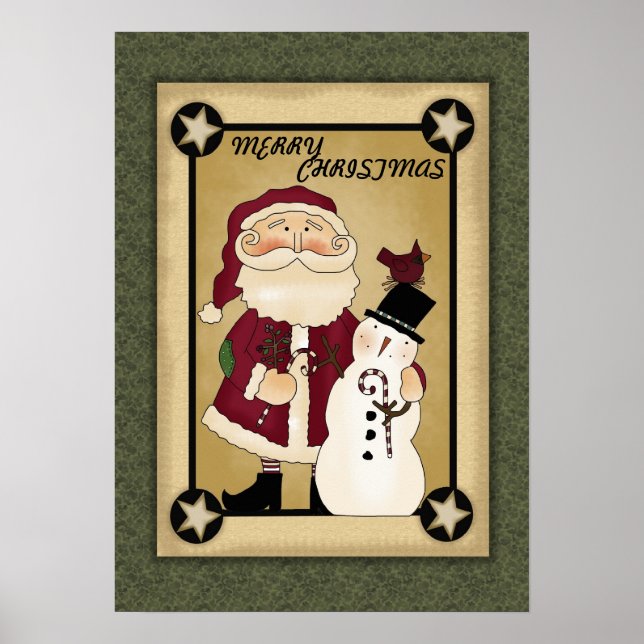 Merry Christmas Poster (Front)