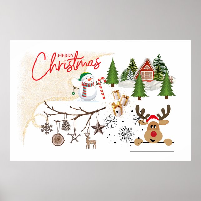 Merry Christmas Poster (Front)
