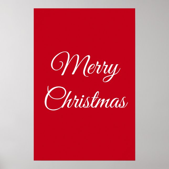 Merry Christmas Poster (Front)