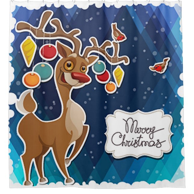 Merry Christmas Prancing Reindeer (Front)