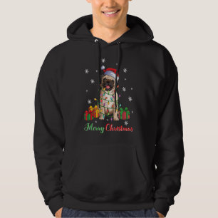 Merry Christmas Pug Dog Lover Ugly Xmas Hoodie