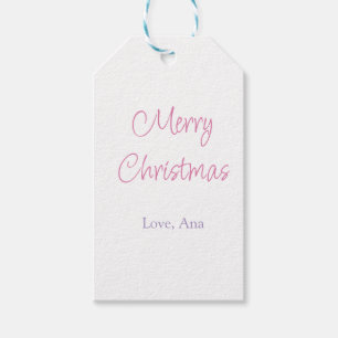 merry christmas purple pink name love holiday simp gift tags