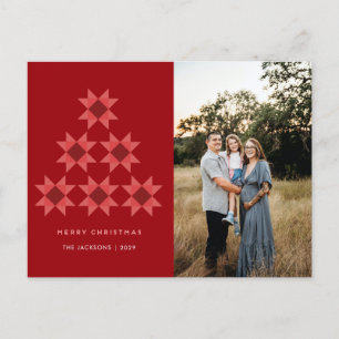 Merry Christmas Quilt star Holiday Design