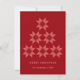Merry Christmas Quilt star Holiday Design