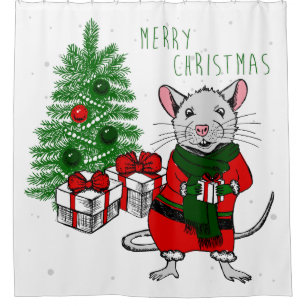 merry christmas rat