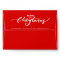 Merry Christmas Red 5X7 Custom Return Address