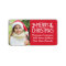 Merry Christmas Red Custom Photo Return Address