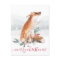 Merry Christmas Red Fox Winter Woodland Holiday