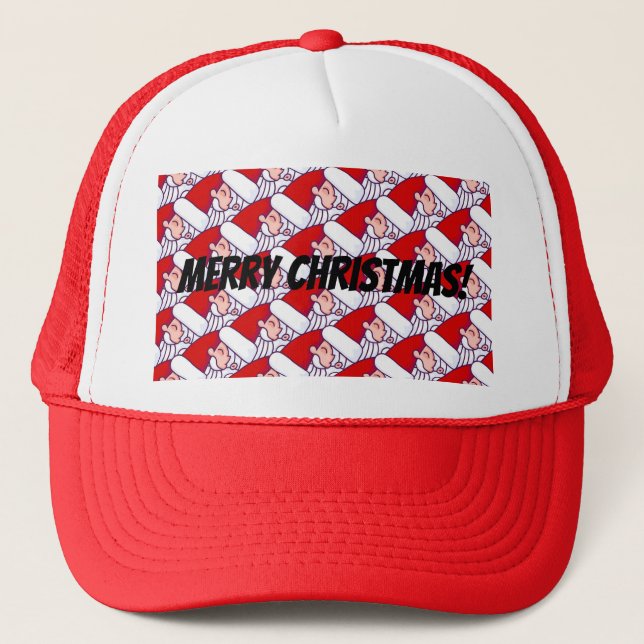 Merry Christmas! Red Hat Santa Claus (Front)
