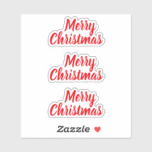 Merry christmas red modern trendy minimalist