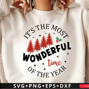 Merry Christmas Red Pine Trees Women's T-Shirt