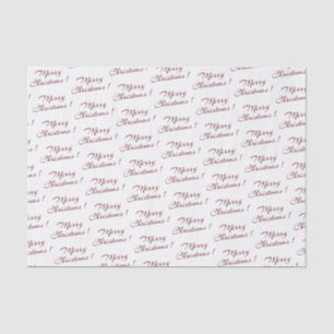 Merry Christmas! Red Script Holiday Tissue Paper