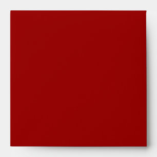 Merry Christmas red Square Envelope