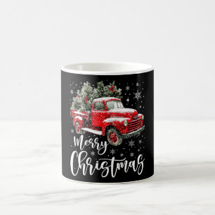 Merry Christmas Red Truck Family Matching Xmas Magic Mug