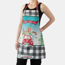 Merry Christmas Red Truck Personalized