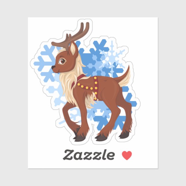 Merry Christmas Reindeer (Sheet)