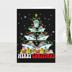 Merry Christmas Reindeer Elf Santa Cruise Ships Xm Card