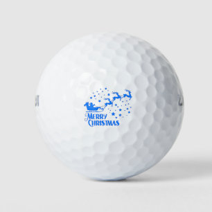 Merry Christmas reindeer Golf Balls