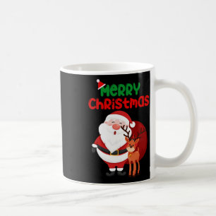 Merry Christmas Reindeer Xmas Family Men Women Tee Coffee Mug