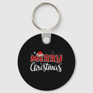 Merry Christmas Reindeer Xmas Family Women Men Fun Keychain