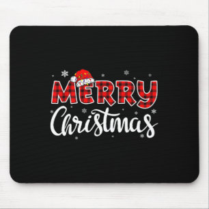 Merry Christmas Reindeer Xmas Family Women Men Fun Mouse Pad