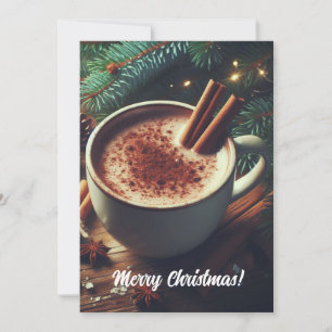 Merry Christmas Retro Holiday Card