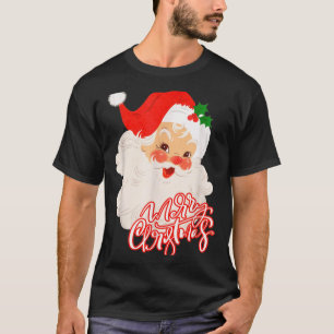 Merry Christmas Retro Santa Claus Vintage Retro Xm T-Shirt
