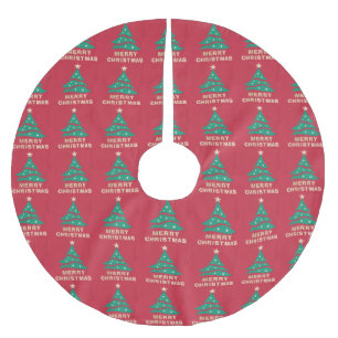 Merry Christmas Retro Tree Skirt