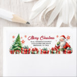 Merry Christmas Return Address Label<br><div class="desc">Personalized Merry Christmas Return Address Label 
Collection: 
https://www.zazzle.com/collections/love_christmas_collection-119212194434211063</div>