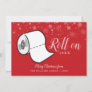 Merry Christmas Roll On 2022 New Year Holiday Card