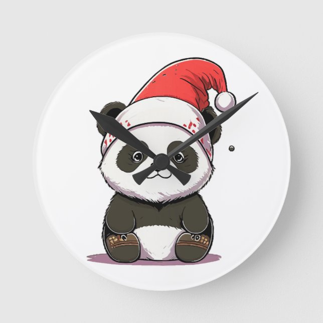 merry christmas round clock (Front)