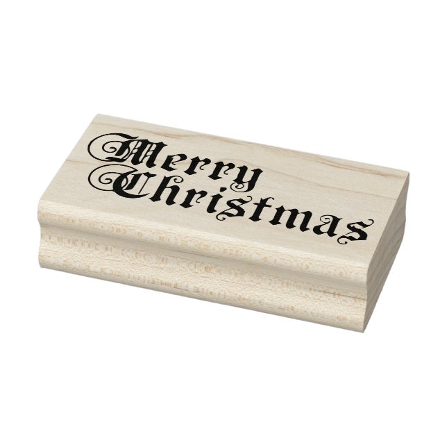 Merry Christmas Rubber Stamp (Stamp)