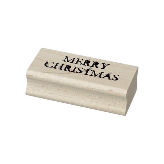 Merry Christmas Rubber Stamp (Stamp)