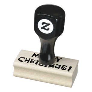 "Merry Christmas" Rubber Stamp