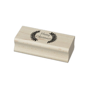 Merry Christmas Rubber Stamp