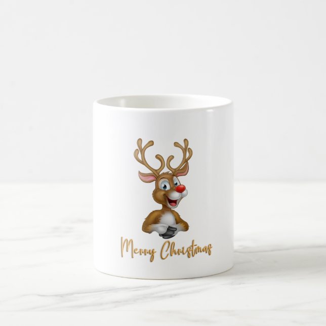 Merry Christmas Rudolf Tasse (Centre)