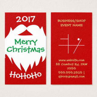 santa business cards