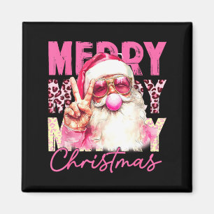 Merry Christmas Santa Bubble Gum Nk Xmas Family Me Magnet