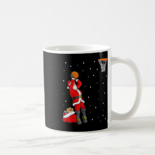 Merry Christmas Santa Bysketbyll Player - Slam Dun Coffee Mug