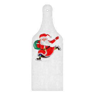 Merry Christmas - Santa Claus - Be Happy Cutting Board