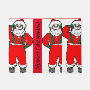 Merry Christmas Santa Claus Door Mat