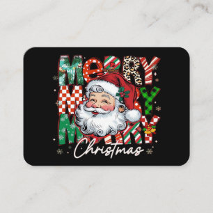 Merry Christmas Santa Claus Essential Business Card
