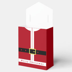 Merry Christmas - Santa Claus Favor Box
