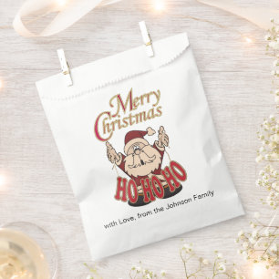 Merry Christmas Santa Claus  Favour Bag
