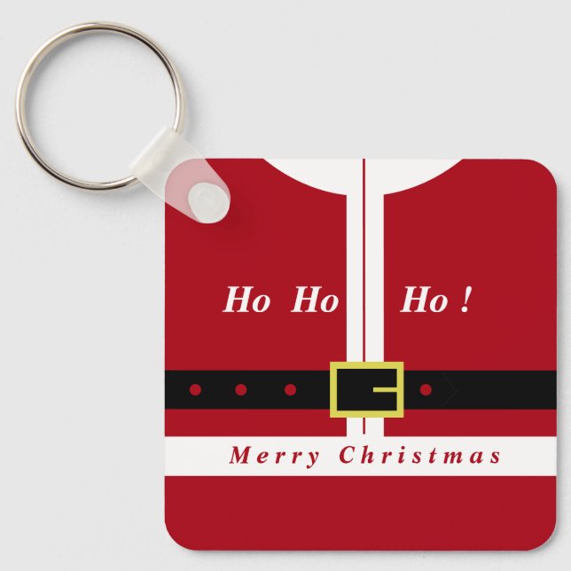 Merry Christmas - Santa Claus - Gifts For Everyone Keychain (Front)