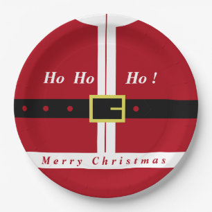 Merry Christmas - Santa Claus - Gifts For Everyone Paper Plate