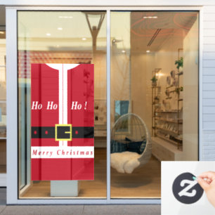 Merry Christmas - Santa Claus - Gifts For Everyone Window Cling